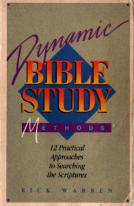 Rick Warrens Bible Study Methods(二手)